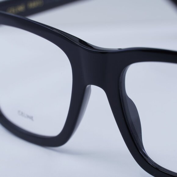 Final Price! Celine CL50119I 001 Shiny Black Eyeglasses 52mm - Picture 10 of 11
